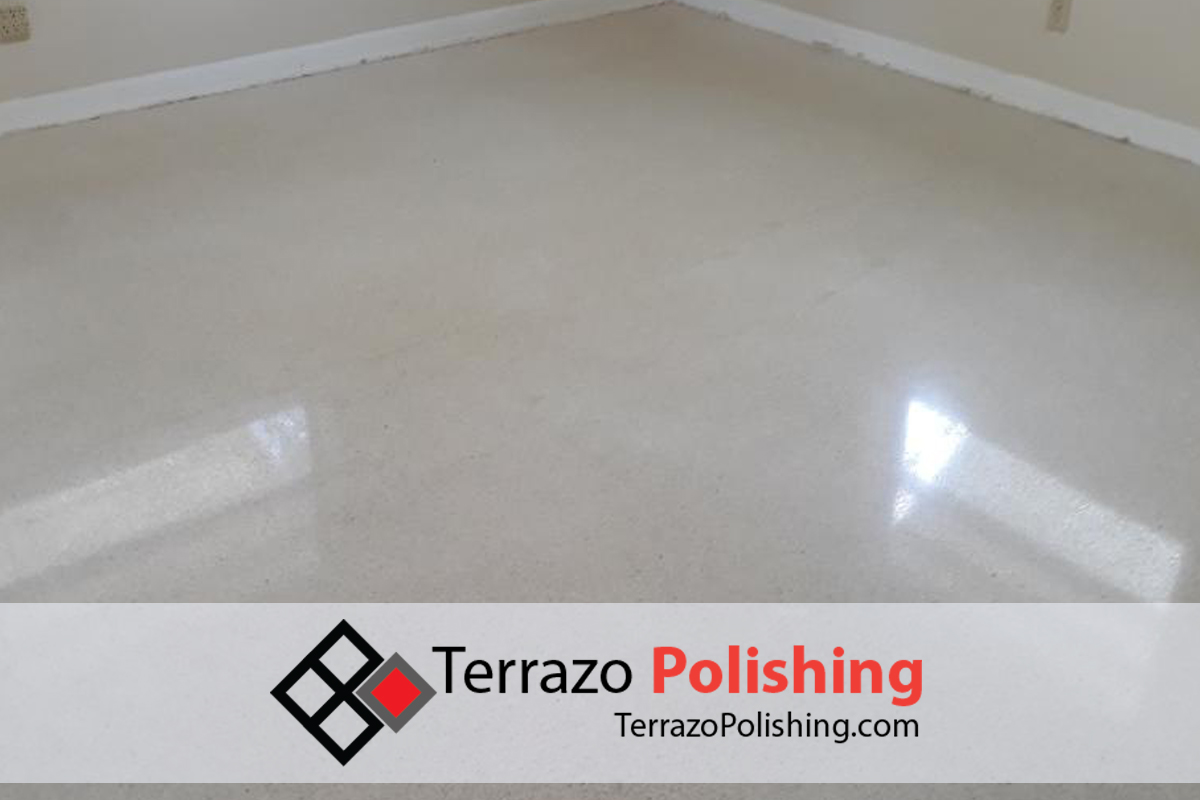 Terrazzo Floor Clean and Repair Process Fort Lauderdale