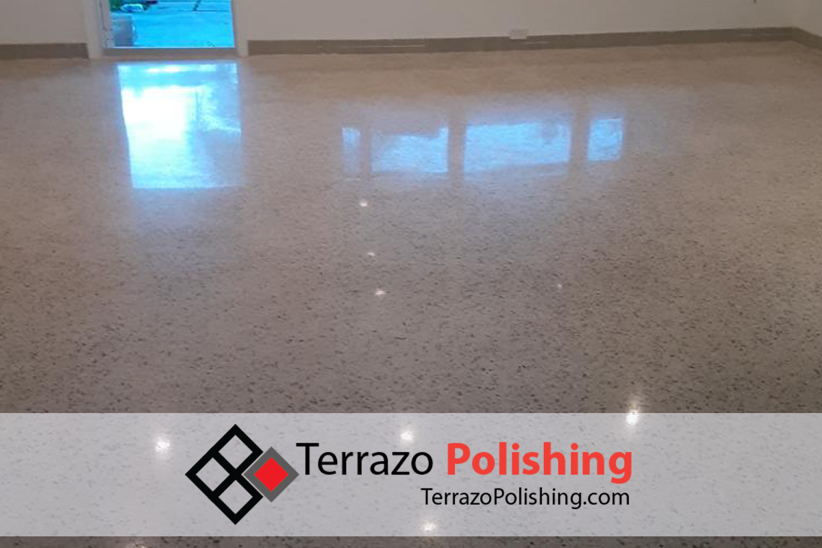 Terrazzo Floor Clean Process Fort Lauderdale